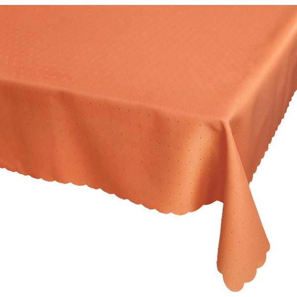 Tovaglia 130 X 170 Cm In Arancione Per Tavolo Da Pranzo E Cucina-image