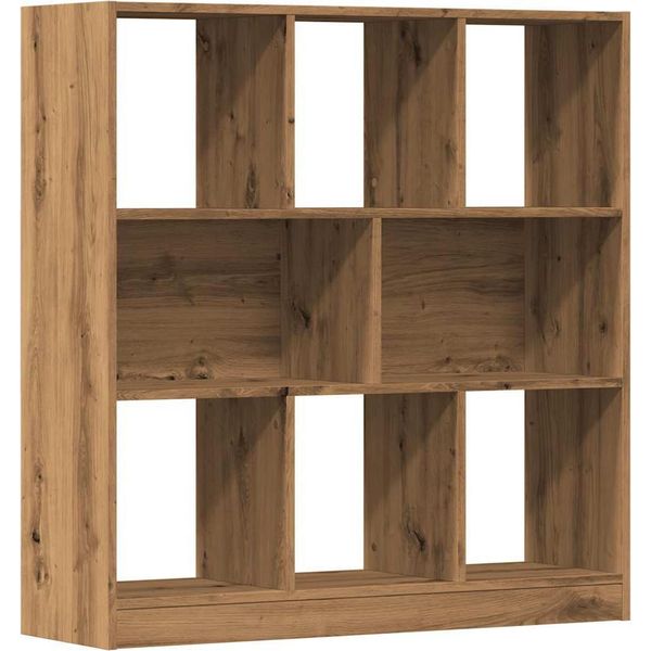 Vidaxl Libreria Artisan In Rovere 97,5X29,5X100 Cm Materiale A Base Di Legno-image