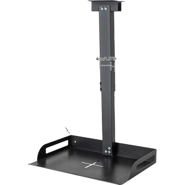 Supporto Universale Per Proiettore, Regolabile In Altezza Da 34 A 56 Cm, Portata 14 Kg, Nero-image
