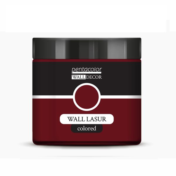 Pentart Smalto Murale Colorato 500 Ml, Bordeaux-image