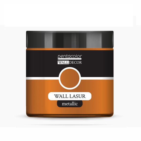 Pentart Smalto Murale, Metallizzato, 500 Ml, Giallo Rame-image