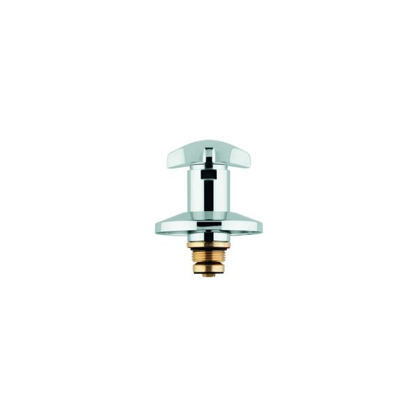 Grohe Oberteil 11504 FüR Up-Ventile Trecorn Griff Markierung Blau 3/4" Chrom (11504000)"-image