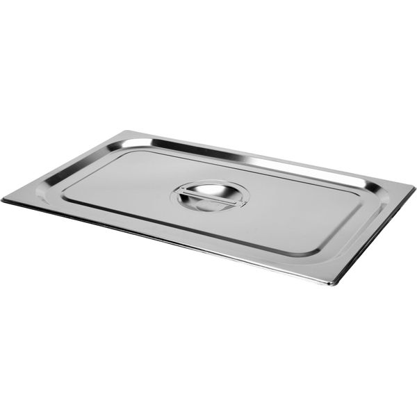 Contenitore Gastro, Contenitore Per Ristorazione Con Coperchio In Acciaio Inox Gn 1/1 530X325Mm-image