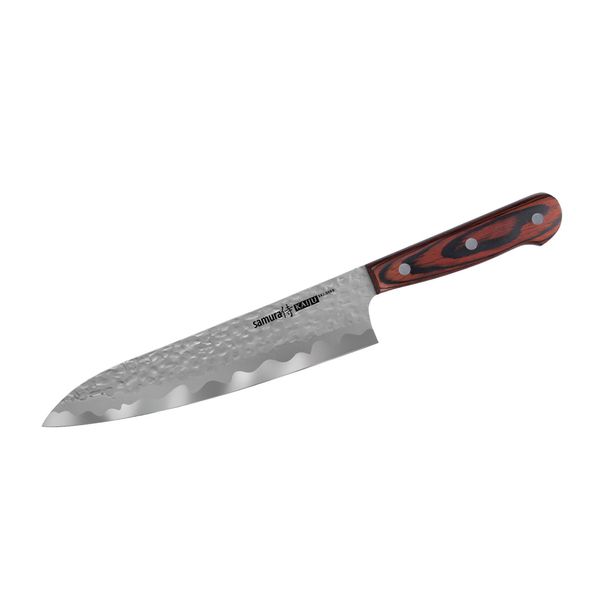 Coltello Da Chef Samura-Kaiju, Acciaio Aus-8, 21 Cm, Argento/Marrone-image