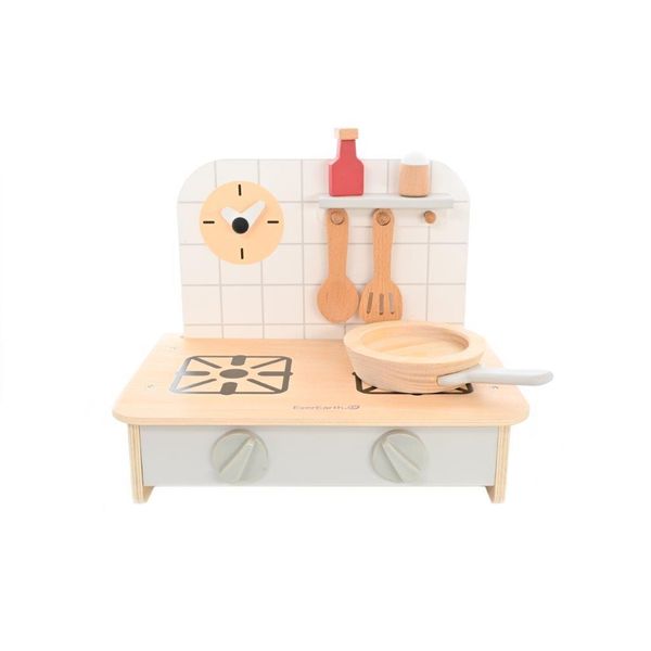 Set Da Gioco In Legno Everearth "Cucina"" - Giocattolo Da Cucina Per Un Gioco Di Ruolo Creativo - EE33901"-image