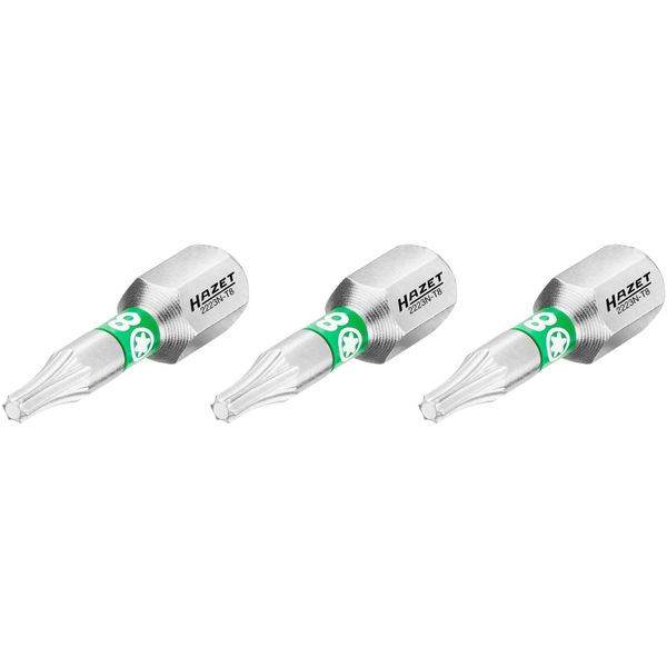 Bit 2223N-T8/3 ∙ 1/4 Di Pollice (6,3 Mm) Esagono Pieno ∙ Profilo Torx® Interno ∙ 3 Pezzi ∙ Sw T8-image