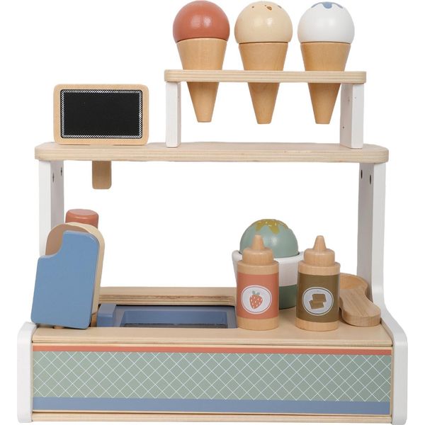 Set Da Gioco Per Gelati In Legno Atan - Gioco Di Ruolo Creativo Per Bambini-image