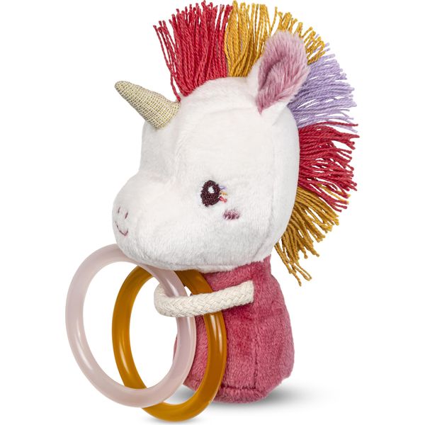 Lilliputiens Mini Sonaglio Unicorno Lena - Giocattolo Per Bambini Che Stimola I Sensi-image