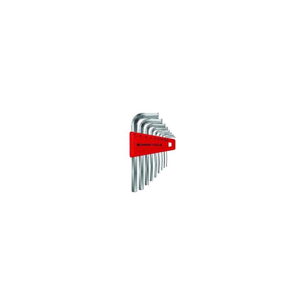Pb Swiss Tools Winkelschraubendreher- Satz Im Kunststoffhalter 9-Teilig 1,5-10Mm (Pb 210.H-10)-image