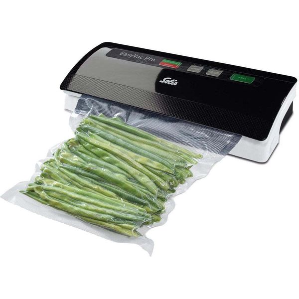 Solis Easyvac Pro 569 - Sigillatrice Sottovuoto Compatta E Completamente Automatica Per Alimenti Secchi, Umidi E Sensibili Alla Pressione (S0135)-image