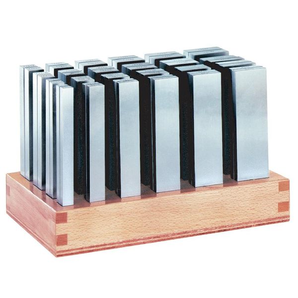Set Di Sottostrati Paralleli No.6348P Inh.20 Pa Misura 100 Precisione L.100Mm Amf-image