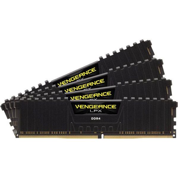 DDR4 64GB Pc 2666 CL16 Corsair Kit (4X16Gb) Vengeance Lpx Retail-image