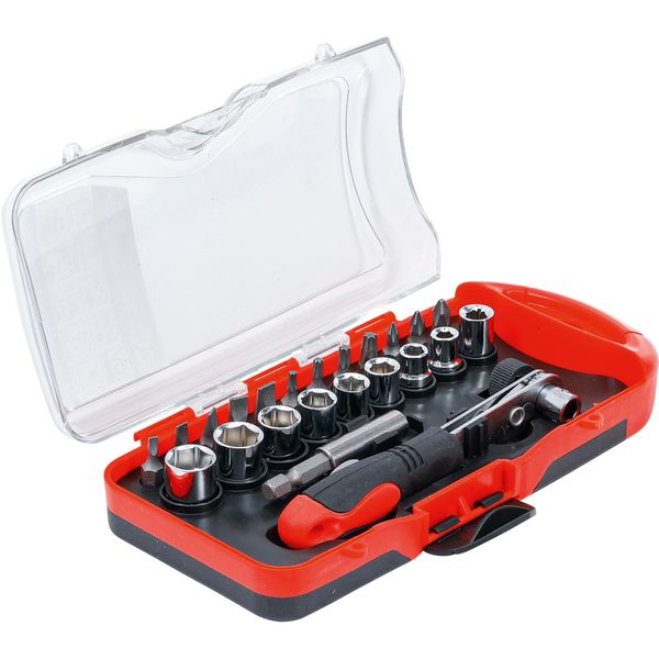Bgs Technic Set Di Chiavi A Bussola Bgs Diy, Con Cricchetto, 23 Pezzi.-image