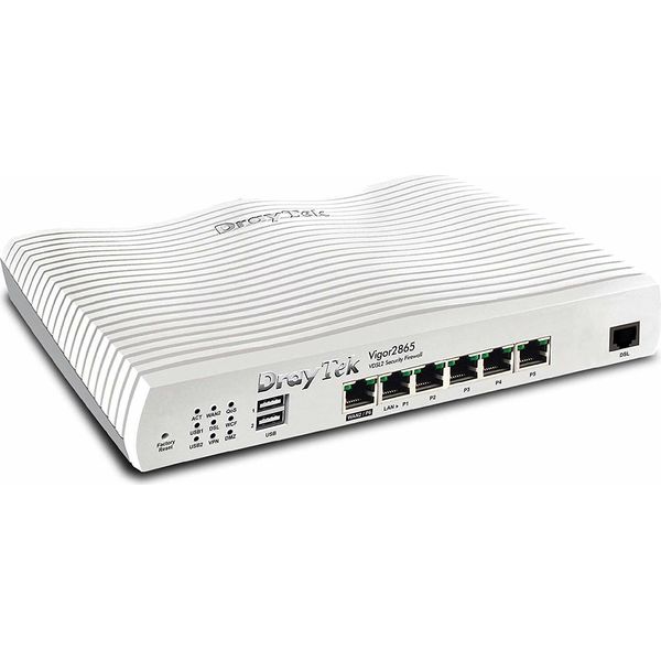 Draytek V2865-B-DE-AT-CH Draytek Vigor 2865-B VDSL2 Super Vectoring Modemrouter Retail-image