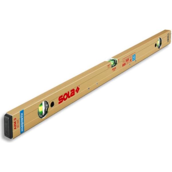 Sola Livella Magnetica Con Profilo A Tubo Azm 1800 Mm Golden Golden One Size-image