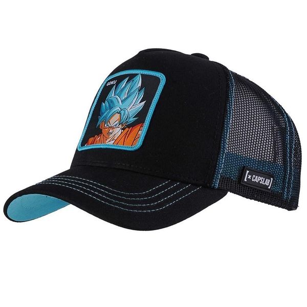 Capslab Freegun Dragon Ball Z Goku Cap CL-DBS3-1-CAS-GOK1, Berretto, Uomo, Nero, Taglia: Unica-image