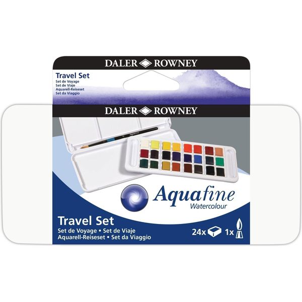 Daler Rowney Aquafine Set Di Colori Ad Acquerello 24 Pezzi-image