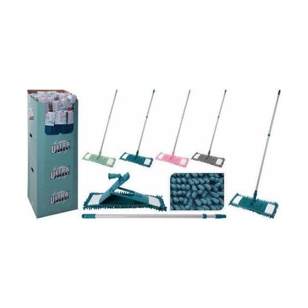 Mop Excellent Houseware, Microfibra/Metallo, 44X14 Cm, Grigio-image