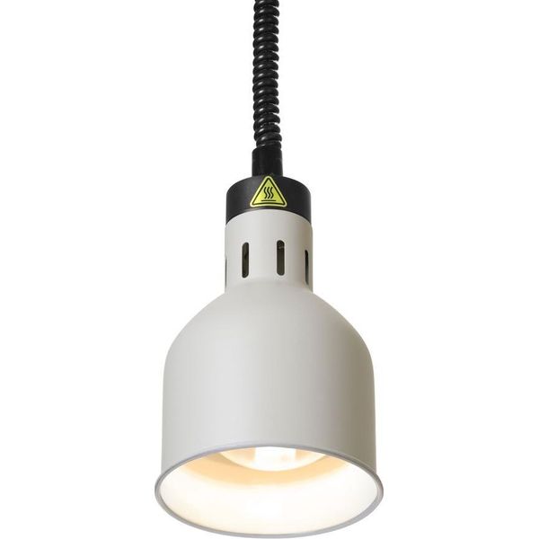 Lampada Termica Regolabile In Altezza, Cilindrica, Hendi, Bianca, 230V/250W, Ø175X(H)250Mm-image