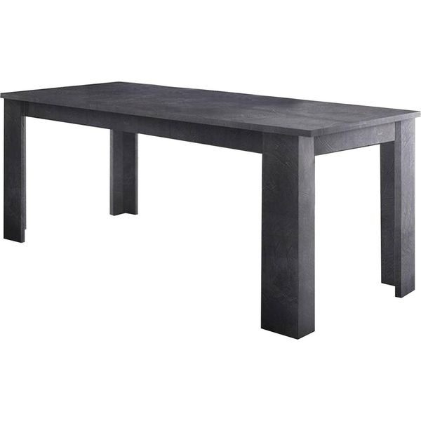 Dmora Tavolo Allungabile Arizon 90X190X75H Cm Grigio Ardesia, Allungabile 10 Posti Italy-image