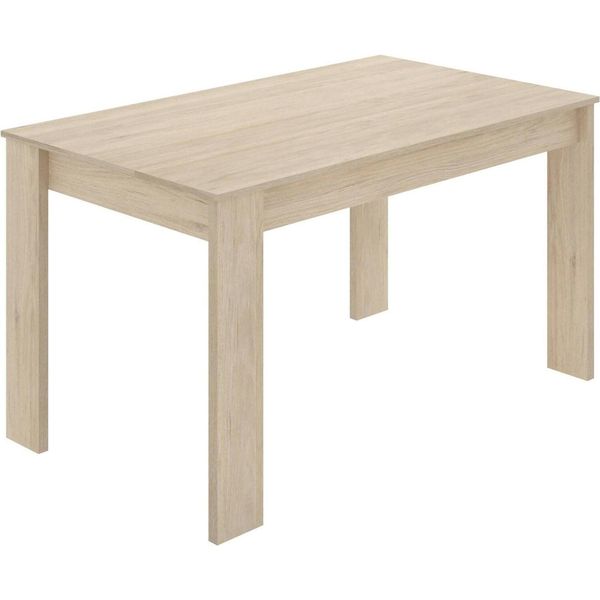 Dmora Tavolo Fisso Alois 81X138.5X77H Cm Marrone, 6 Posti Forma Rettangolare-image