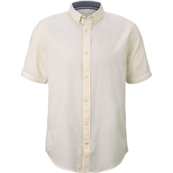 Tom Tailor Regular Structure Shirt Camicia Da Uomo Strutturata A Maniche Corte-image