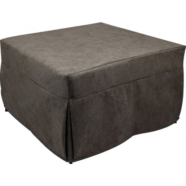 Talamo Italia Pouf Arno 78X78X45H Cm Marrone, Sfoderabile Marrone Italy-image