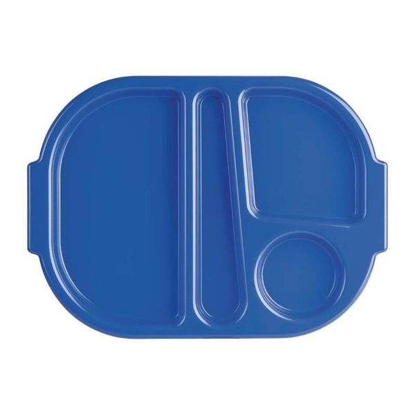 Vassoio Per Alimenti Piccolo In Policarbonato Olympia Kristallon, Blu, 322 Mm (10 Pezzi)-image