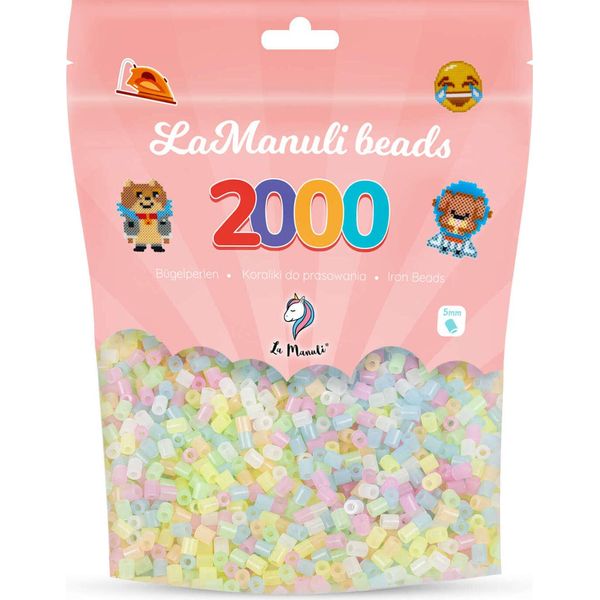 La Manuli 2000 Midi Iron-On Perline Perle Fosforescenti Ø 5 Mm Perline-image