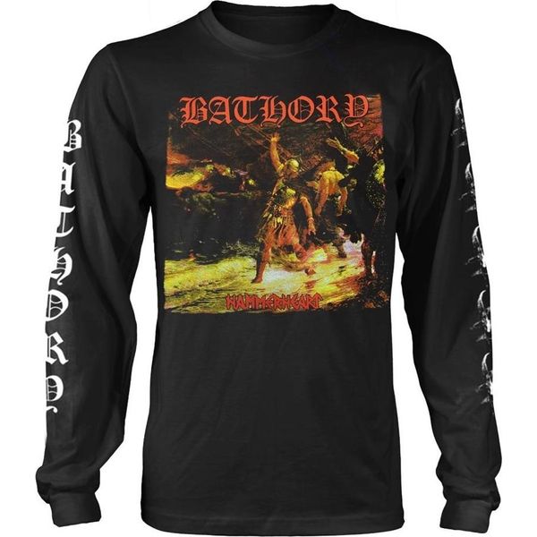 Bathory - Maglietta "Hammerheart"" Per Uomo/Donna Unisex A Maniche Lunghe PH202 (M) (Nero)"-image