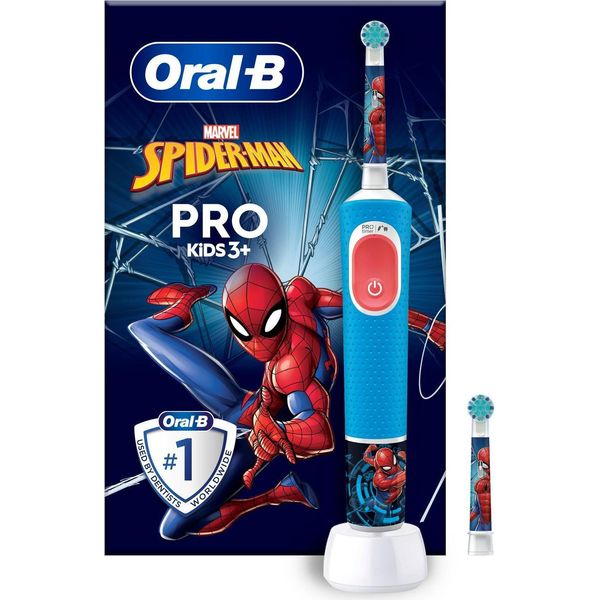 Spazzolino Elettrico Vitality Pro Kids Spiderman + Ricarica Extra-image