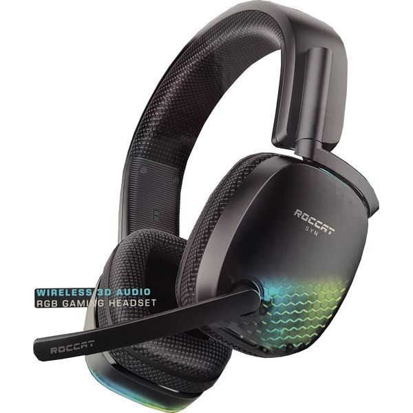 Roccat Syn Pro Air Cuffie Ad Archetto Senza Fili Da Gioco Usb Type-C Nero (00216874)-image