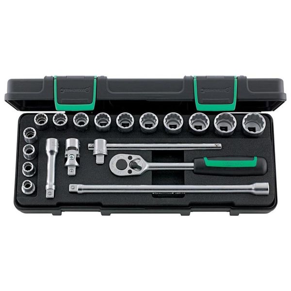 Set Di Chiavi A Bussola 45/14/5I 19 Pezzi.3/8 Pollici Sw 8-22Mm Z.30 12KT Stahlwille-image