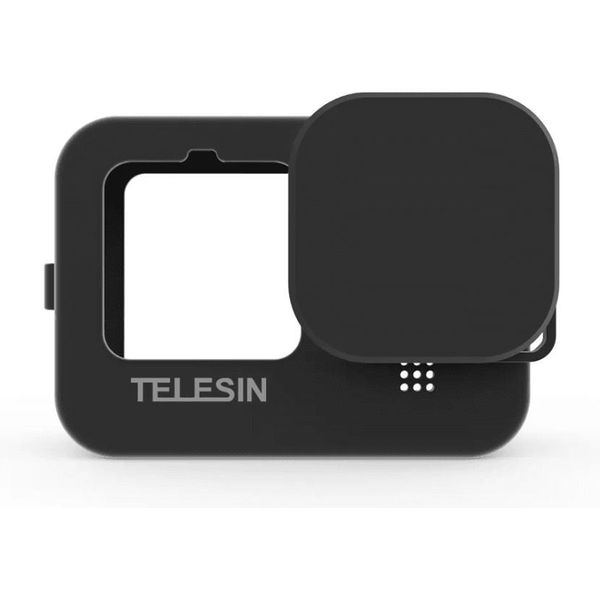 Telesin Custodia In Silicone Per Gopro Hero 12 / 11 / 10 / 9 (Nero) Gp-Her-041-Bk-image