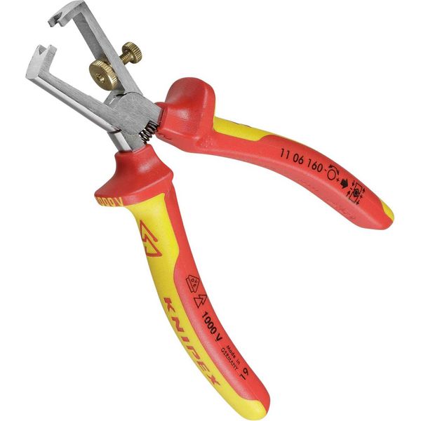 Knipex 11 06 160 Knipex Abisolierzange Isoliert 160 Mm-image