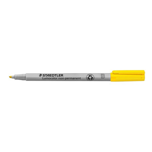 Staedtler® 312-1 Penna A Punta Fine Lumocolor® - Non Permanente, B, Giallo,-image