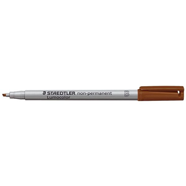 Staedtler® 312-7 Penna Universale A Punta Fine Lumocolor® - Non Permanente, B, Marrone-image