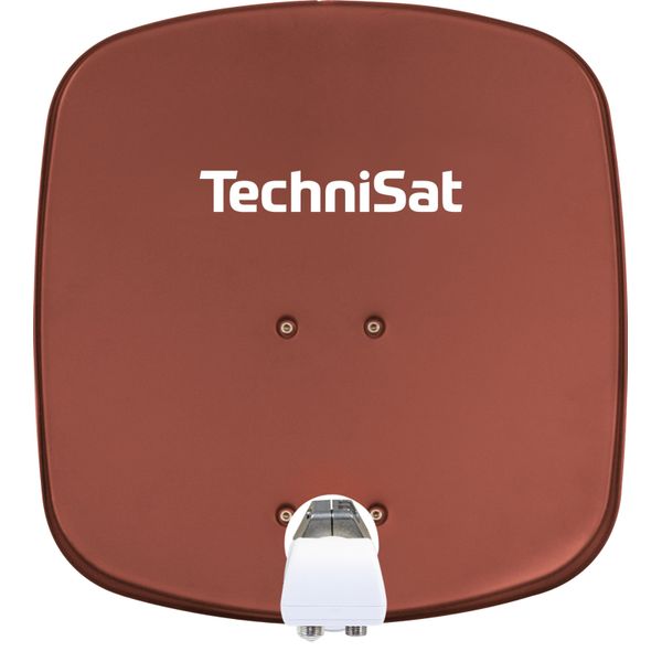 Technisat Tv Sat Digidish 45 Twin, Rosso Mattone (1445/2882)-image