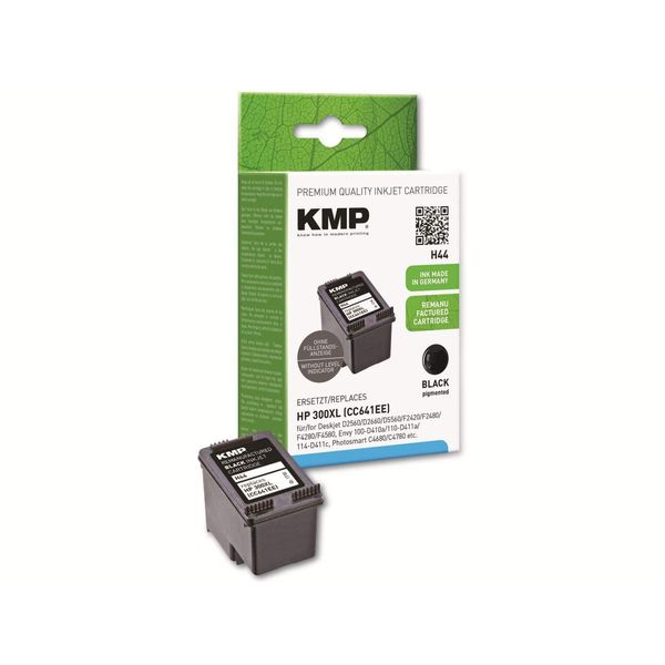 Kmp H44 - Inchiostro A Base Di Pigmento - Nero - Hp Deskjet D 1600 Series Hp Deskjet D 1660 Hp Deskjet D 2500 Series Hp Deskjet D 2530 Hp... - 1 Pezzo(I) - Stampa Inkjet - Scatola-image