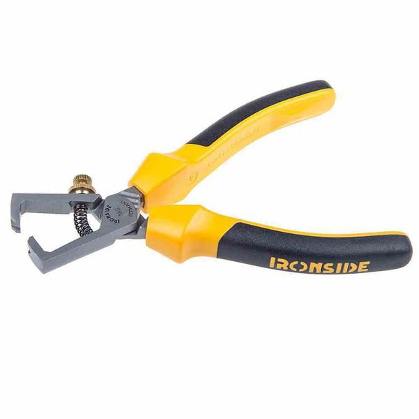Ironside 121-386 Spelafili 160 Mm Manico 2Comp, Nero/Giallo/Grigio Argento-image