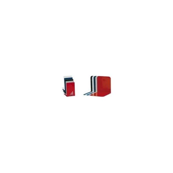 Fermalibri Wedo (L)140 X (P)140 X (H)120 Mm, Rosso In Metallo, Plastificato-image