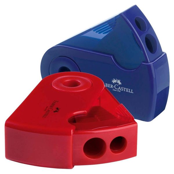FABER-CASTELL 182701 Dosenspitzer Doppelt Sleeve Farbsortiert-image