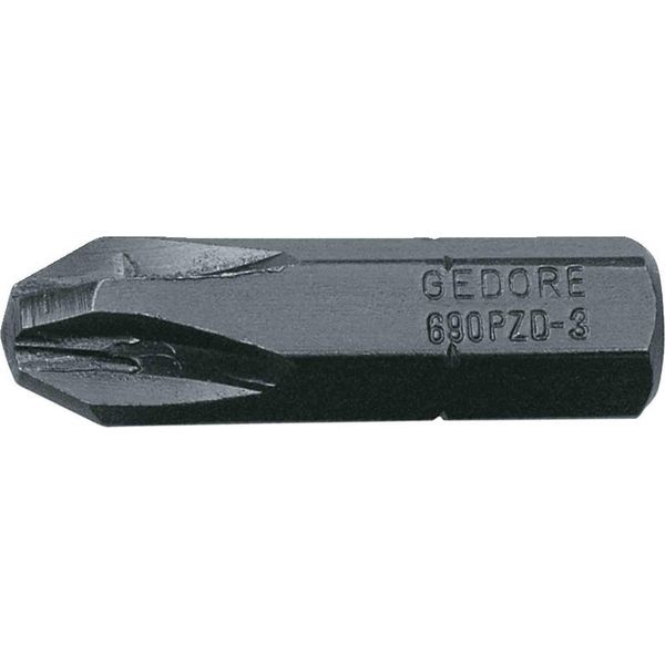 Bit Per Cacciavite Gedore 1/4", Confezione Economica 10 Pezzi, Intaglio A Croce Pz 1 690 Pzd 1 S-010"-image