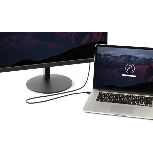 Startech.Com Cavo Video Da Mini Displayport A Displayport 1.2 Da 2M - Cavo Adattatore 4K X 2K Uhd Mini Displayport A Displayport - Cavo Per Monitor Mini Dp A Dp - Cavo Convertitore Mdp/Dp-image