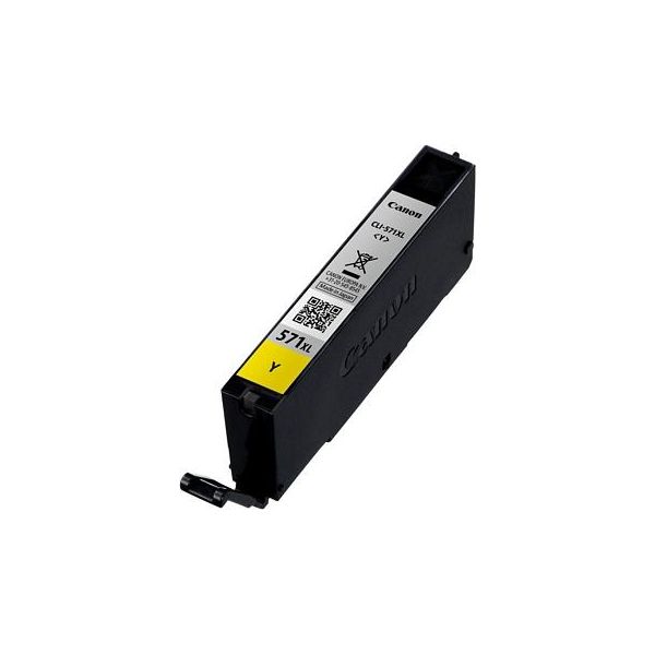 Canon CLI-571Y Xl Cartuccia D'inchiostro Originale Resa Elevata (Xl) Giallo-image