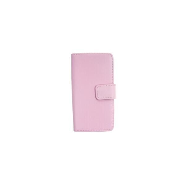 Custodia A Libro Per Telefono Cellulare Per Htc M4 Mini In Pelle Rosa 4250710542529-image