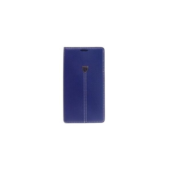 Custodia A Libro Cover Per Telefono Cellulare Per Galaxy Note Edge Blu Custodia Protettiva 4250710563968-image