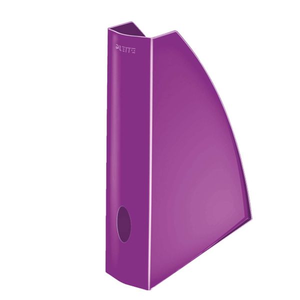 Leitz 5277-10-62 Cartella Per Riviste Wow, Din A4, Plastica, Viola-image