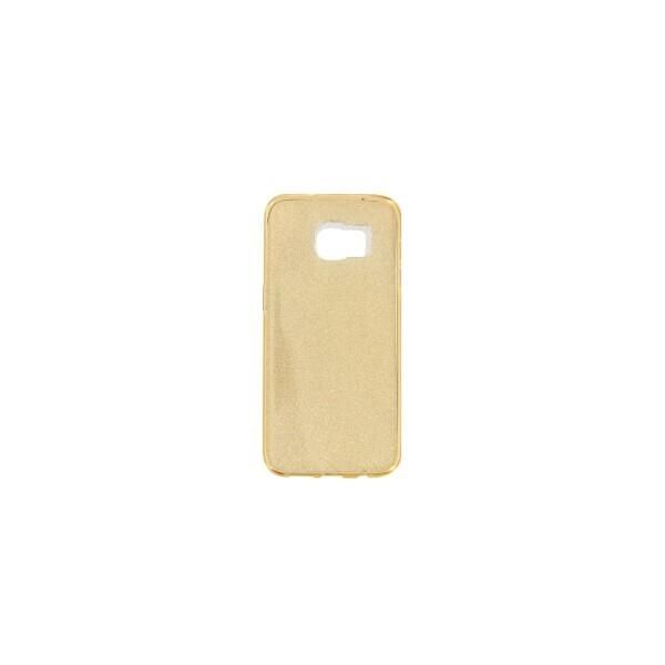 Custodia Per Cellulare In Tpu Per Samsung Galaxy S7 Edge Custodia Protettiva In Oro Con Glitter-image