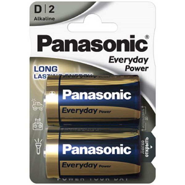 Panasonic Batteries Panasonic Battery Everyday Power LR20EPS/2B-image